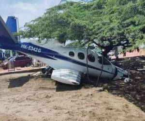 El avión terminó estrellándose contra un árbol a pocos metros de la pista y cerca de la playa donde se encontraba el menor.