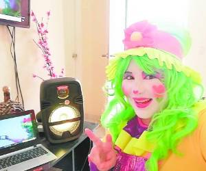 Diana Moncada es la encantadora y divertida payasita “Chispita”. Foto: Cortesía Diana Moncada.