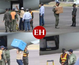 A las 10:02 de la mañana del 25 de febrero aterrizó la aeronave que trasladó las cinco mil vacunas contra el covid-19 que fueron donadas por Israel a Honduras. Este es un recuento en imágenes del esperanzador momento. Fotos: Johny Magallanes | EL HERALDO.