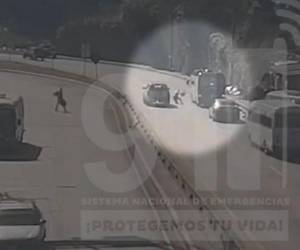 Detienen a conductor que huyó tras golpear a peatón en la capital