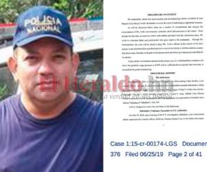 Los documentos fueron presentados ante la Corte Federal del Distrito Sur de Nueva York por la defensa legal del exoficial de la Policía Nacional, Juan Manuel Ávila Meza. A continuación los papeles.