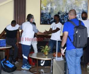 La Selección de Honduras inició la concentración en un hotal en San Pedro Sula. Foto: EL HERALDO.