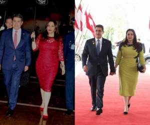 La Primera Dama de Honduras acompañó al presidente Juan Orlando Hernández a la toma de posesión de Jair Bolsonaro en Brasil. Previo a la investidura y durante el importante evento lució dos elegantes vestidos. Fotos cortesía Twitter @anagarciacarias