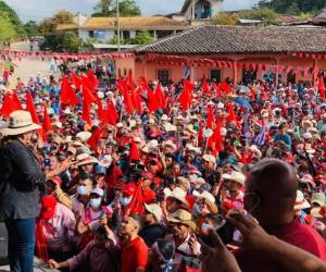 La candidata de Libre hará sus cierres de campaña este domingo en la ciudad de San Pedro Sula y Tegucigalpa.
