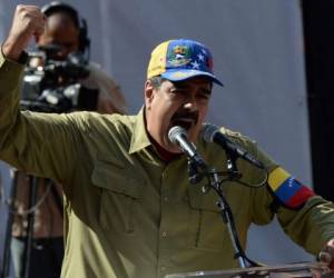 Nicolás Maduro, presidente de Venezuela. Foto AFP