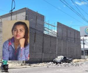 Cora Maribel Carrasco, de 22 años de edad, falleció el lunes tras que una pared cayera sobre un vehículo en el que se encontraba. Foto: Cortesía.