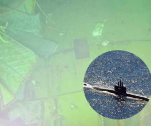 Un robot subacuático equipado con cámaras encontró al submarino partido en por lo menos tres partes sobre el lecho marino. Foto:AP