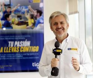 Santiago Benedit, el director ejecutivo (CEO) de Tigo Honduras. Foto: Johny Magallanes/ EL HERALDO