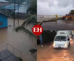Las fuertes lluvias registradas en la zona norte que ya dejan varios sectores inundados en la ciudad de La Ceiba obligaron a Copeco a elevar la alerta verde a amarilla en tres departamentos.