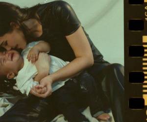 La famosa compartió fotografías junto a su pequeño hijo.