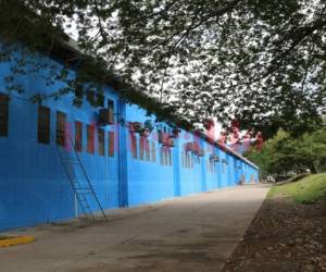 La estructura de la Escuela Nacional de Transporte Terrestre (ENTT) ha avanzado en un 80% y solo faltan algunos detalles. Foto EL HERALDO