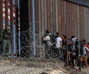 La actividad de personas que intentan cruzar la frontera es mayor en los últimos días. Foto:AFP