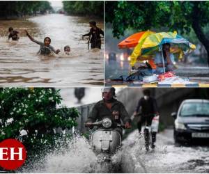 Cerca de 1,300 personas murieron en la actual temporada de lluvias en el Sur de Asia debido a las inundaciones y deslizamientos de tierra provocados por el monzón anual, que obligó además a trasladar de emergencia a una momia egipcia. Fotos: Agencia AFP.