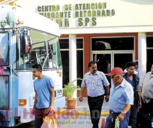El aumento en las deportaciones obedece de manera puntual a las diferentes caravanas de migrantes que salieron de Honduras en los últimos meses del año pasado y el inicio de 2019.San Pedro Sula, Honduras. Foto: EL HERALDO.