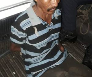 El detenido fue identificado como Edilio López. Foto: Cortesía 45TV.