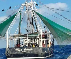 Las autoridades aseguraron una embarcación pesquera camaronera identificada como <b>Miss Celeste</b>, con bandera hondureña, así como una lancha rápida tipo <i>go fast</i>.
