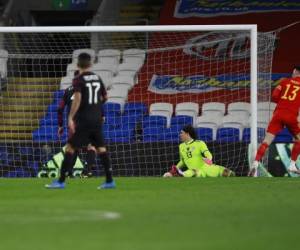 Así fue el gol de gales en el triunfo ante la selección mexicana. Foto:AP