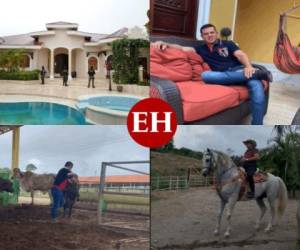Ganado, caballos de raza, establos y una mansión con piscina eran parte de los lujos que compartía en Tiktok el extraditable hondureño Óscar Santos Tobar.