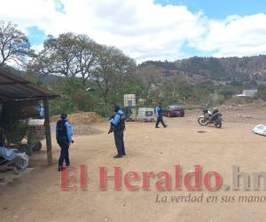 Los cadáveres de las víctimas quedaron tendidos al interior de un plantel de la zona.