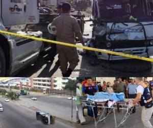 Un trágico accidente cegó la vida de un ayudante en San Pedro Sula, un rapidito volcó en la capital y una niña murió tras luchar varios días por su vida tras sufrir quemaduras.