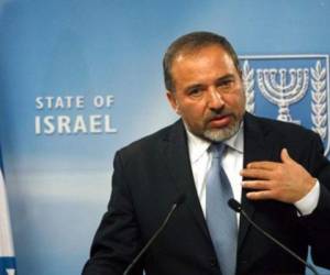 El ministro israelí de Defensa, Avigdor Lieberman. foto AFP