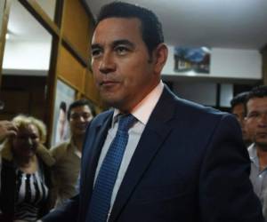 La Corte Suprema de Justicia de Guatemala rechazó a través de uno de sus magistrados una solicitud de antejuicio en contra del presidente Jimmy Morales. Foto: Agencia AFP