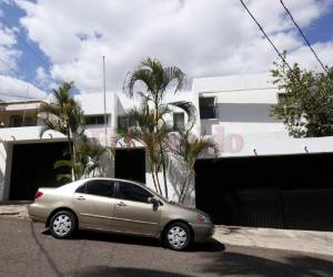 Así ha lucido la sede de la Embajada de Venezuela en Tegucigalpa esta semana.