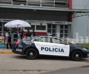 La seguridad en las afueras del estadio Rommel Fernández de Panamá. (Fotos: Juan Salgado / Grupo Opsa)