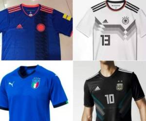 Estas son algunas de las camisas que usarían las selecciones en el Mundial Rusia 2018. (Fotos: Goal.com)