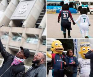 Así se vive el ambiente previo al duelo más esperado de Champions League entre Real Madrid y el PSG por la fase de octavos. (Fotos: Agencia AFP)