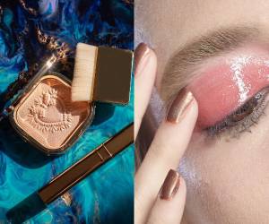El maquillaje metálico abandona el uso festivo y se plantea como recurso para el día a día.