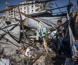 Según la Media Luna Roja Palestina, los drones estaban dirigidos contra un taller mecánico de la capital.