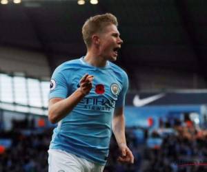 Guardiola no aclaró si De Bruyne será titular el sábado en el Etihad Stadium. Foto: Twitter de Kevin De Bruyne