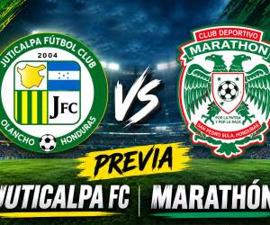 La última vez que estos dos equipos se enfrentaron el Marathón terminó goleando a Juticalpa.