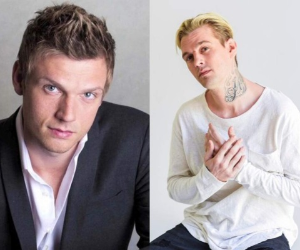 Nick Carter (a la izquierda) y Aaron Carter (a la derecha), se han distanciado por la condición médica de Aaron Carter. Fotos: AFP.