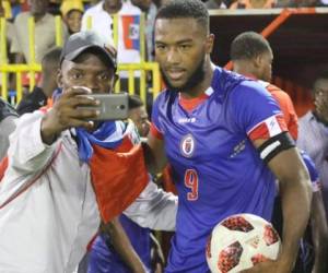 Duckens Nazon de Haití, es por ahora el máximo anotador de la Liga Concacaf con 5 anotaciones. Foto: Concacaf.com