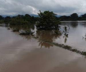 El río Guayape comenzó a desbordarse desde la mañana de este miércoles.