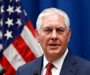 El secretario de Estado en el gobierno de Donald Trump, Rex Tillerson. (AFP)