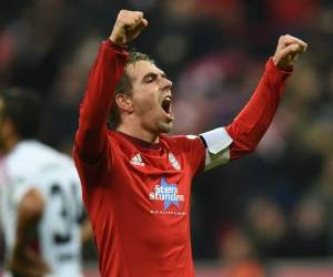 El capitán del Bayern Philipp Lahm se retirará del fútbol al final de la actual temporada. Foto: Agencia AFP / El Heraldo.
