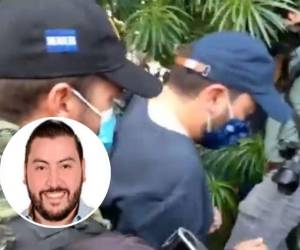 Así fue trasladado el hijo del edil y actual candidato a la Alcadía de Talanga por el Partido Nacional.