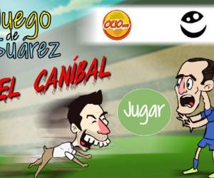 'El Caníbal' es uno de los juegos por la mordida de Suárez a Chiellini.