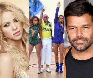 Shakira, Jennifer López, Pitbull, Claudia Leitte y Ricky Martin son tan solo algunos de los artistas que se han robado el corazón del público con sus temas en los mundiales de fútbol.