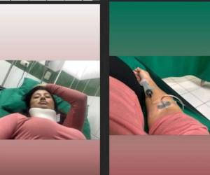 Imágenes publicadas por Milagro Flores en sus historias de Instagram.