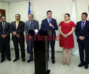 Los miembros de la Junta Proponente sostendrán hoy su quinta sesión del proceso en el Colegio de Abogados de Honduras. Foto EL HERALDO