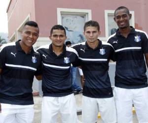 Fredixon Elvir, Jorge Cardona y Franklin Morales se reportan listos para el duelo de vuelta ante Olimpia (Foto: Neptalí Romero/OPSA)