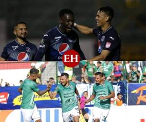 Motagua y Marathón comandan el fútbol de Honduras. Fotos: EL HERALDO.