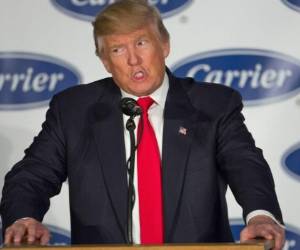 'Las compañías no van a abandonar Estados Unidos sin consecuencias. No va a pasar', lanzó Trump. Foto: AFP