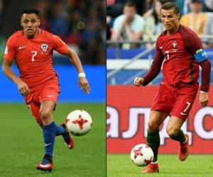 Alexis Sánchez y Cristiano Ronaldo son dos de los jugadores más importantes en la Copa Confederaciones 2017. (AFP)
