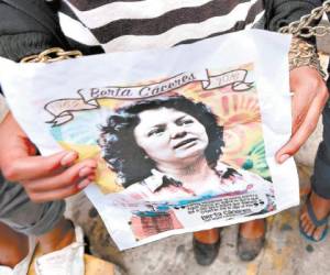Desde el asesinato de la lideresa indígena Berta Cáceres el pueblo lenca ha realizado constantes manifestaciones para exigir justicia.
