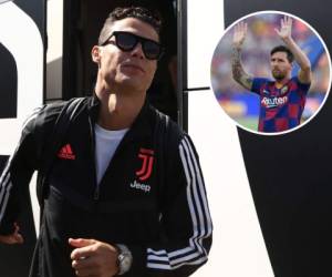 El portugués Cristiano Ronaldo se refirió a su rival Leo Messi. (AFP)
